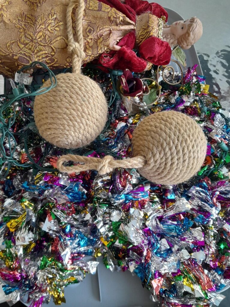 Christmas decorations to donate
