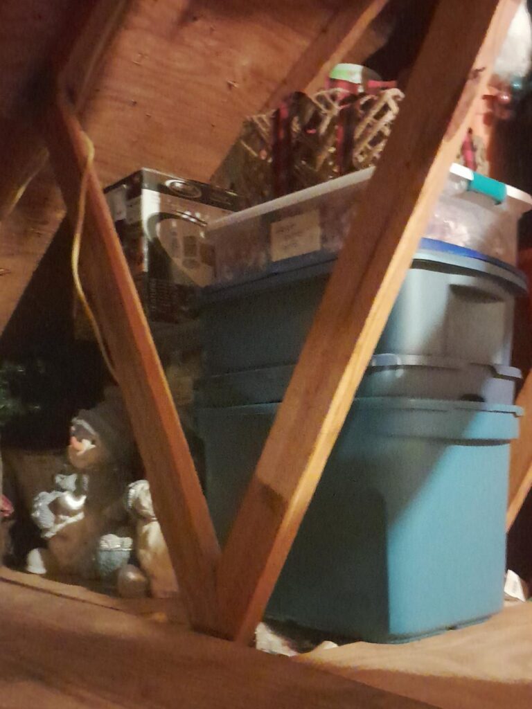 attic declutter after